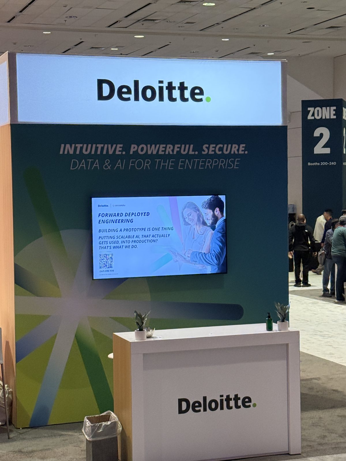 Deloitte booth
